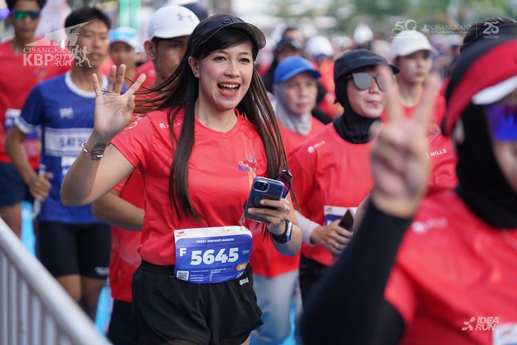 Race photo from CISANGKAN KBP CITY RUN 2025