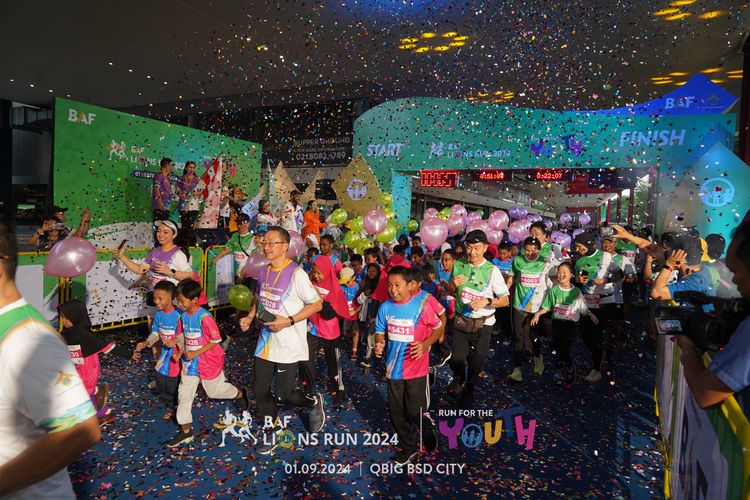Race photo from BAF LIONS RUN 2024