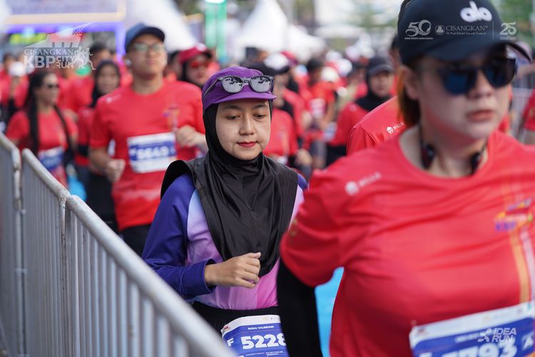 Race photo from CISANGKAN KBP CITY RUN 2025