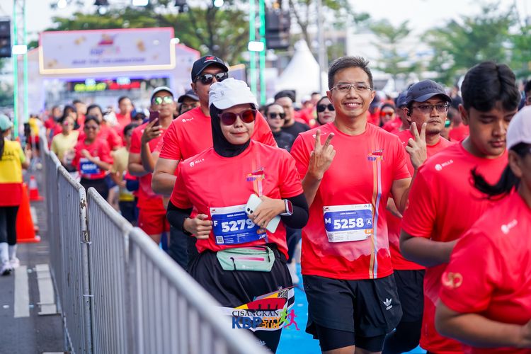 Race photo from CISANGKAN KBP CITY RUN 2025