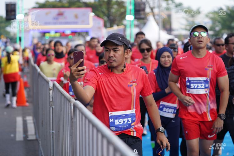 Race photo from CISANGKAN KBP CITY RUN 2025