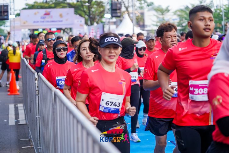 Race photo from CISANGKAN KBP CITY RUN 2025