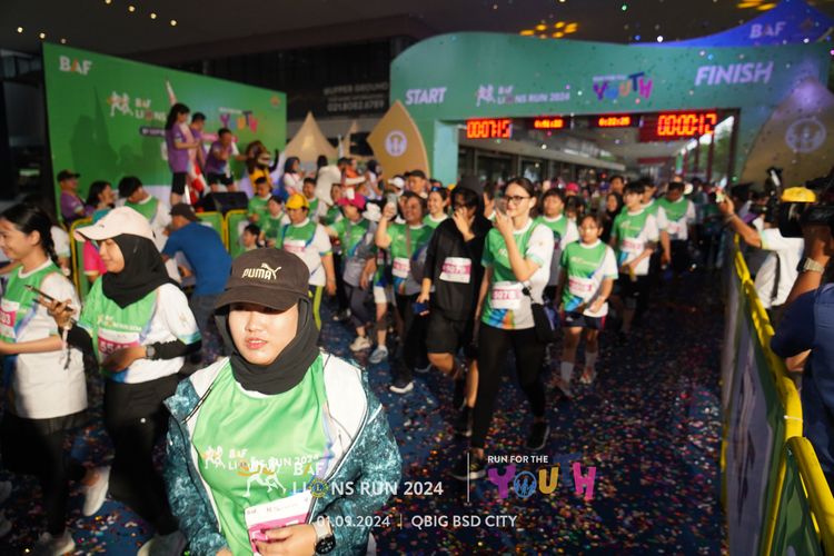 Race photo from BAF LIONS RUN 2024