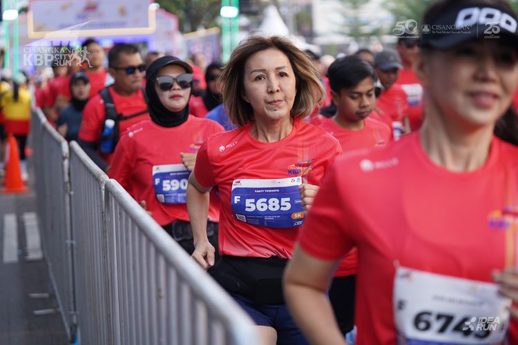 Race photo from CISANGKAN KBP CITY RUN 2025