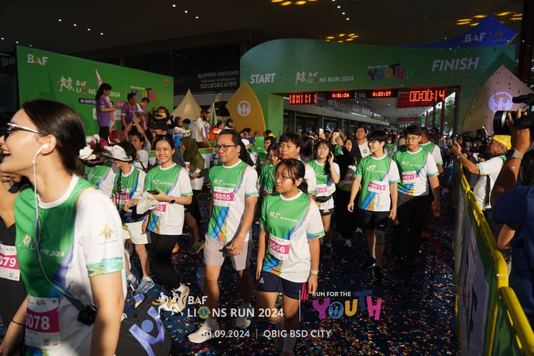 Race photo from BAF LIONS RUN 2024