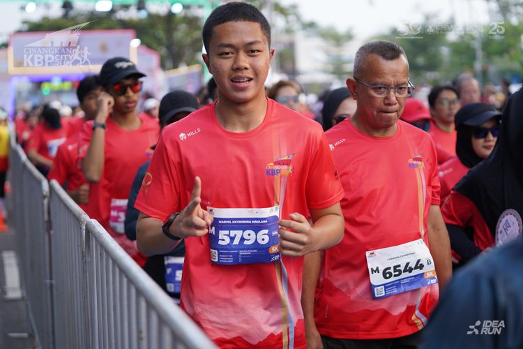 Race photo from CISANGKAN KBP CITY RUN 2025