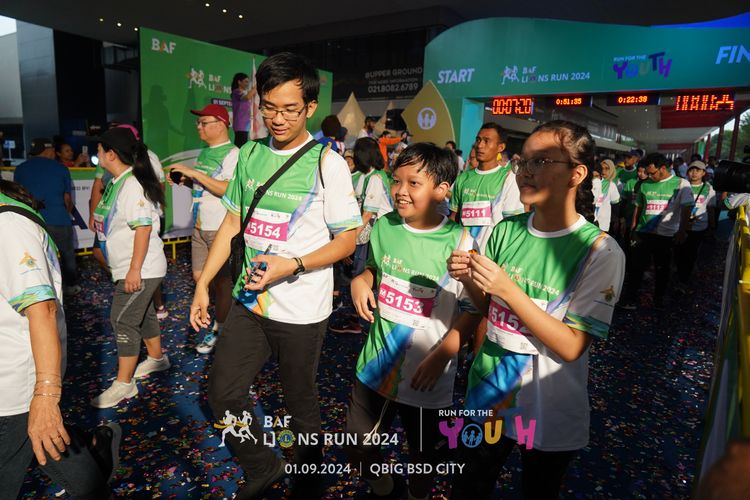 Race photo from BAF LIONS RUN 2024