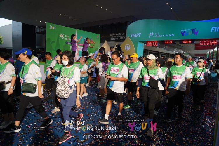 Race photo from BAF LIONS RUN 2024