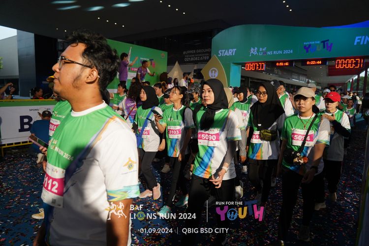 Race photo from BAF LIONS RUN 2024