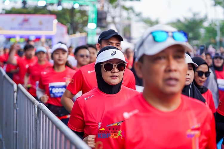 Race photo from CISANGKAN KBP CITY RUN 2025