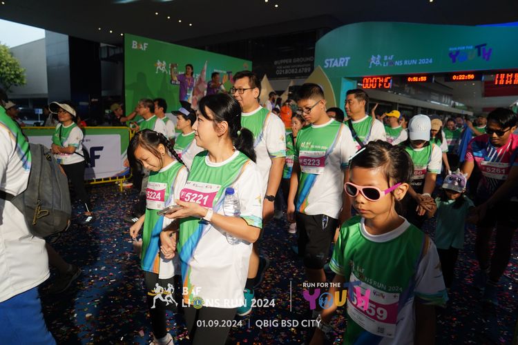 Race photo from BAF LIONS RUN 2024
