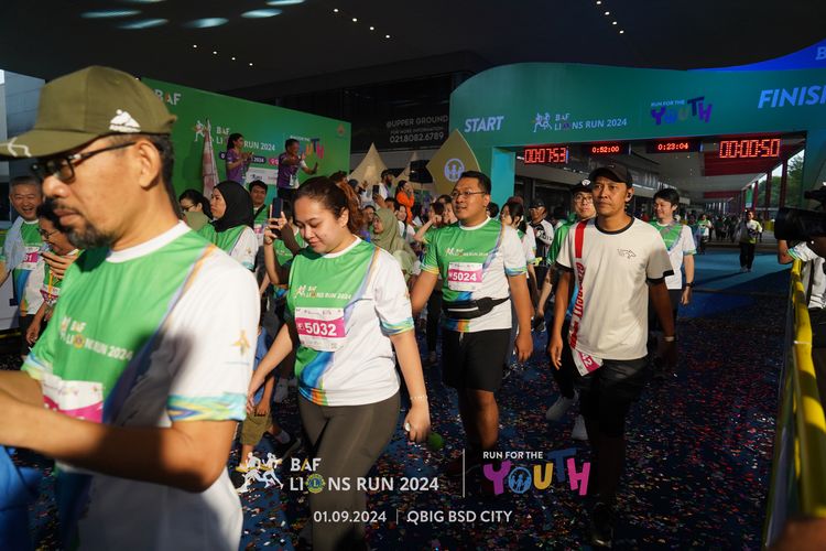 Race photo from BAF LIONS RUN 2024
