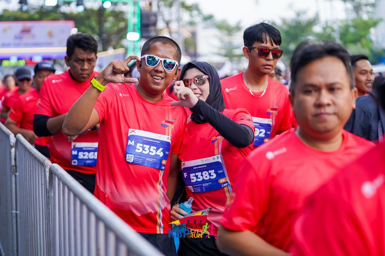 Race photo from CISANGKAN KBP CITY RUN 2025