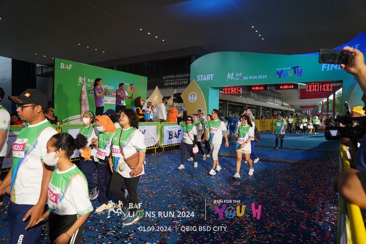 Race photo from BAF LIONS RUN 2024
