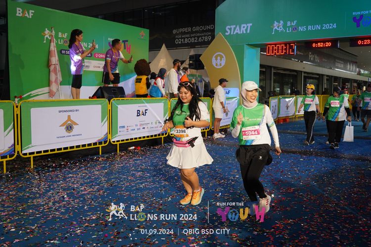 Race photo from BAF LIONS RUN 2024