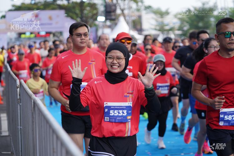 Race photo from CISANGKAN KBP CITY RUN 2025