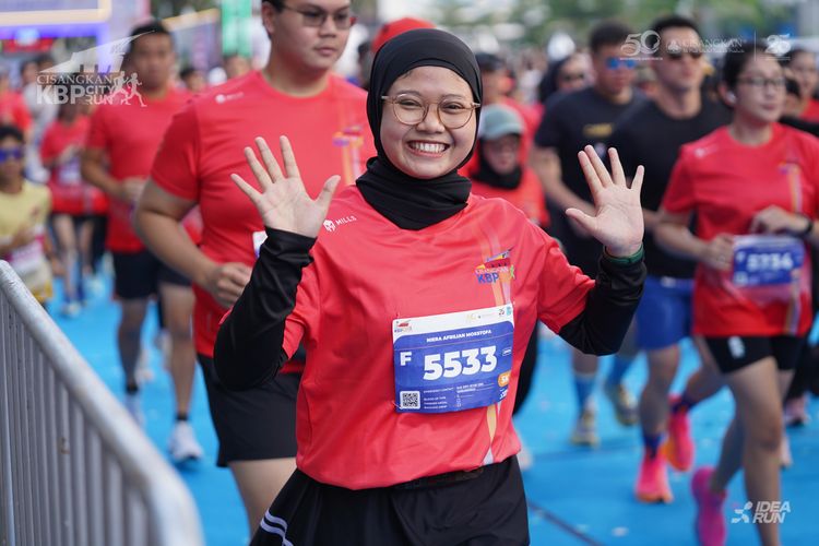 Race photo from CISANGKAN KBP CITY RUN 2025