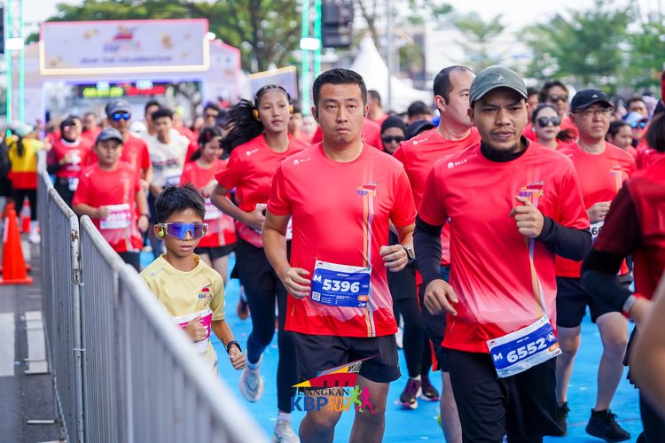 Race photo from CISANGKAN KBP CITY RUN 2025