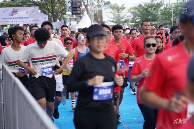 Race photo from CISANGKAN KBP CITY RUN 2025
