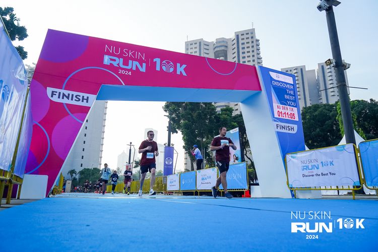 Race photo from Nu Skin Run 10K