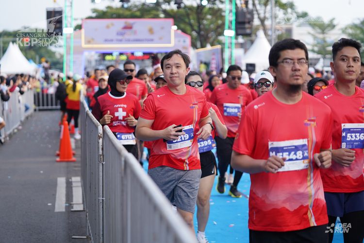 Race photo from CISANGKAN KBP CITY RUN 2025