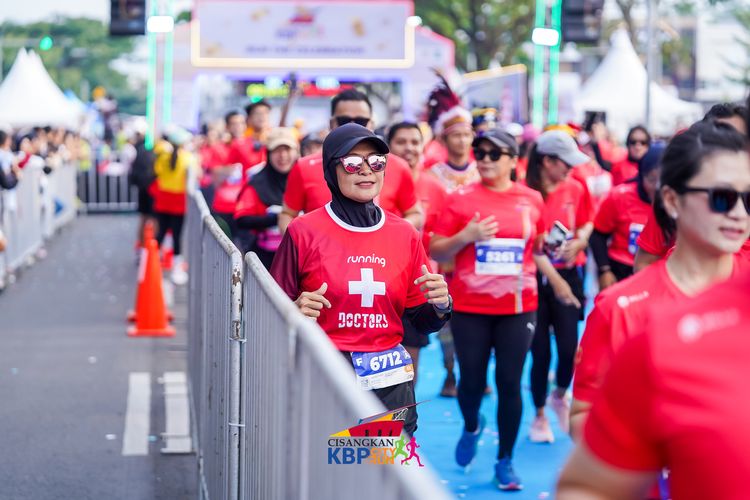Race photo from CISANGKAN KBP CITY RUN 2025