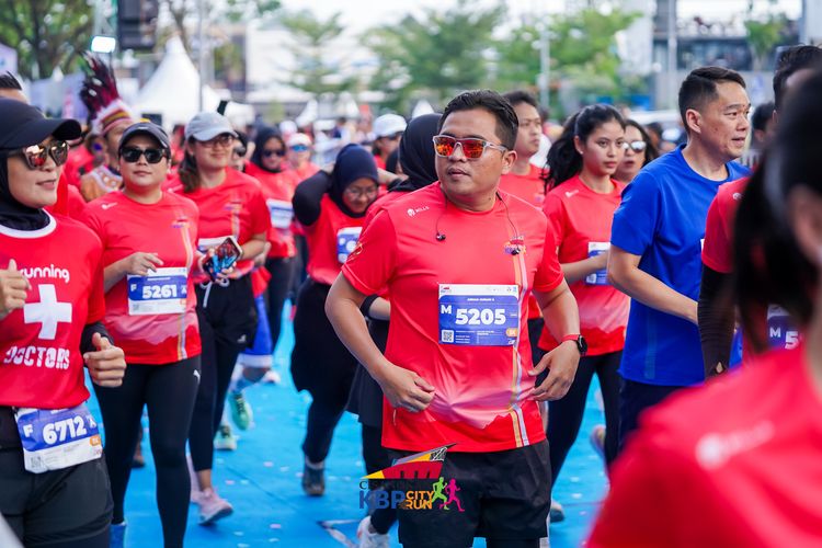 Race photo from CISANGKAN KBP CITY RUN 2025