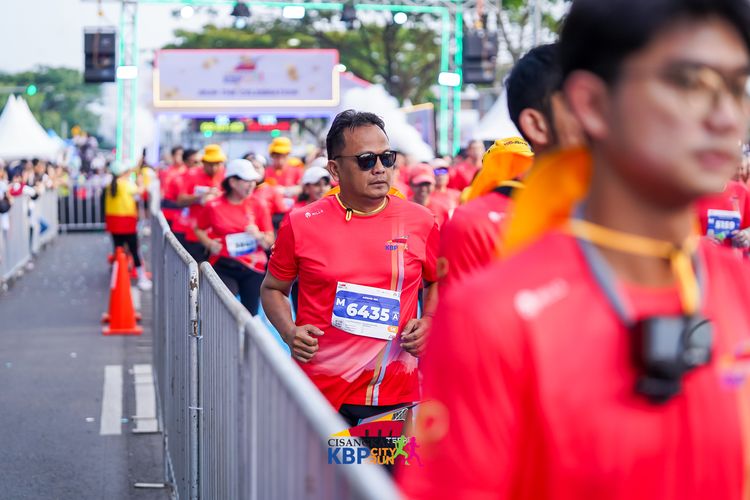 Race photo from CISANGKAN KBP CITY RUN 2025