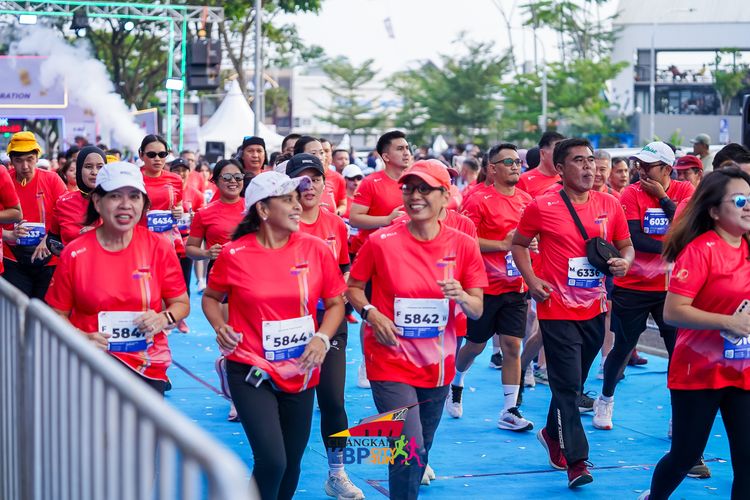 Race photo from CISANGKAN KBP CITY RUN 2025