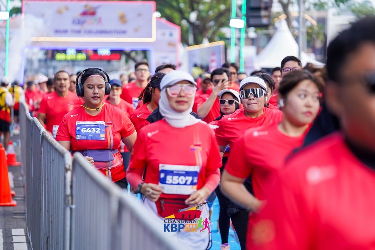 Race photo from CISANGKAN KBP CITY RUN 2025