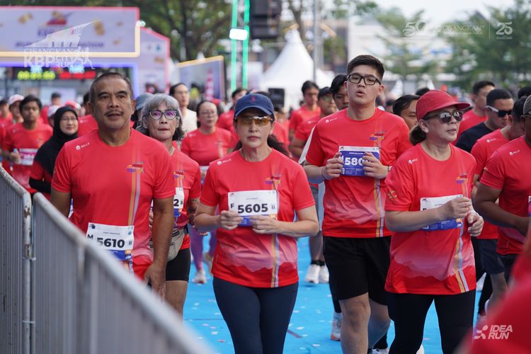 Race photo from CISANGKAN KBP CITY RUN 2025