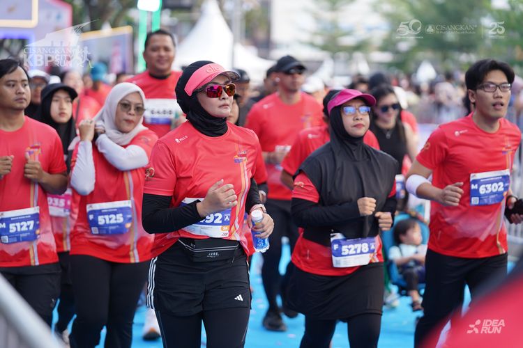 Race photo from CISANGKAN KBP CITY RUN 2025