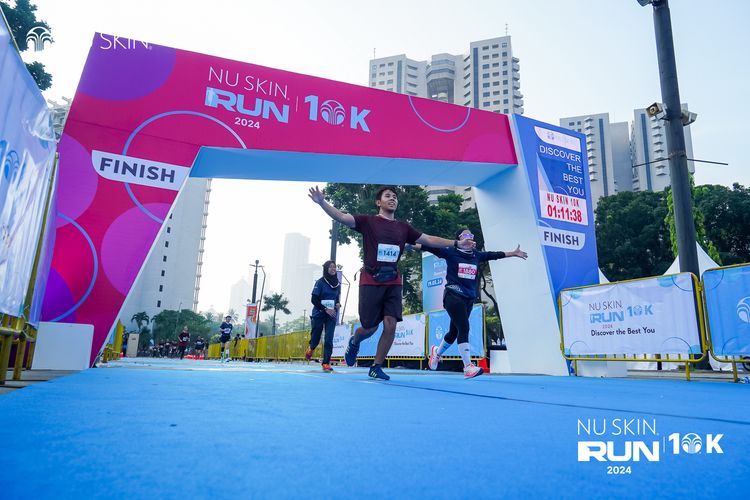 Race photo from Nu Skin Run 10K