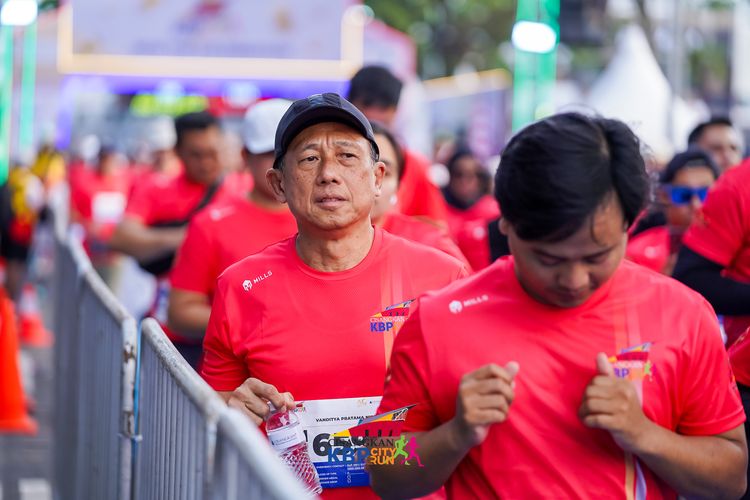 Race photo from CISANGKAN KBP CITY RUN 2025