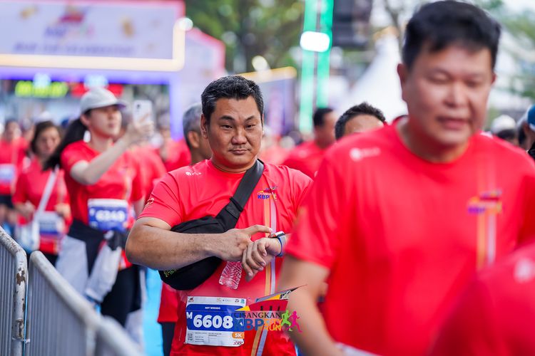 Race photo from CISANGKAN KBP CITY RUN 2025