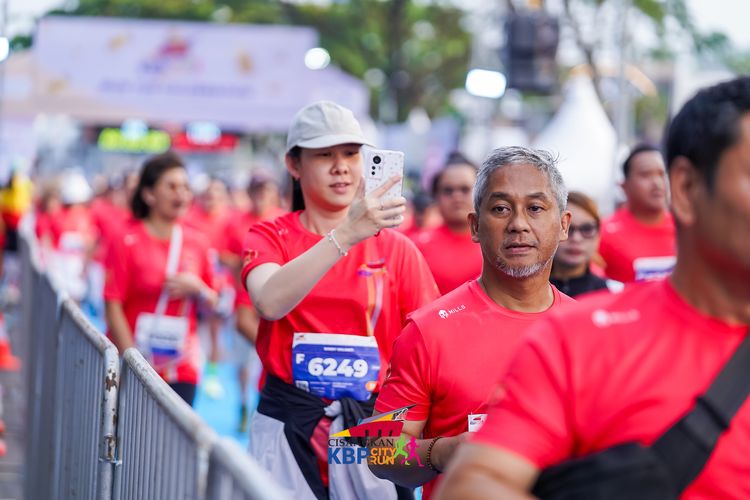 Race photo from CISANGKAN KBP CITY RUN 2025