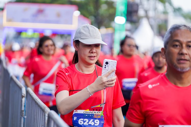 Race photo from CISANGKAN KBP CITY RUN 2025