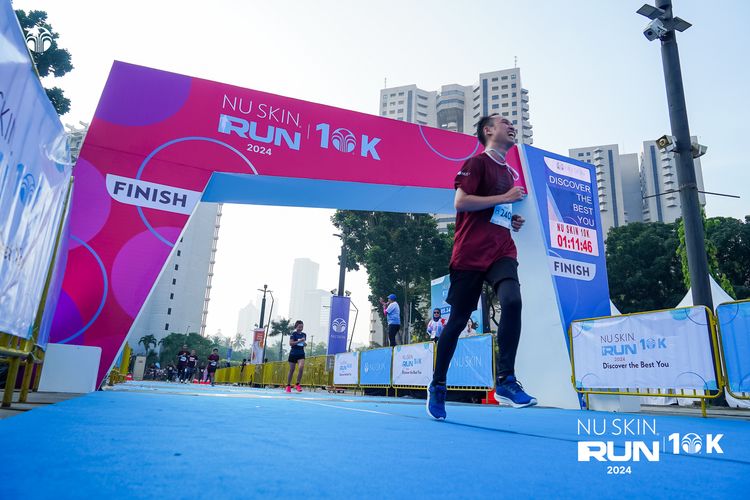 Race photo from Nu Skin Run 10K