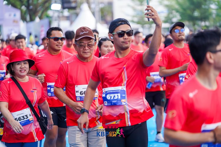 Race photo from CISANGKAN KBP CITY RUN 2025