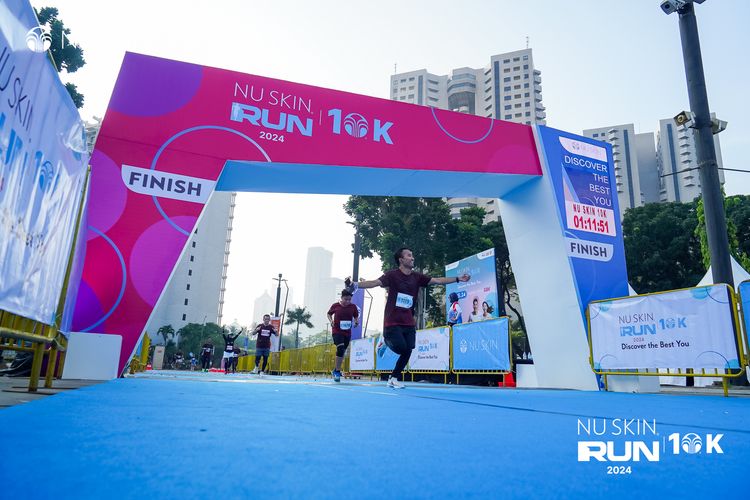 Race photo from Nu Skin Run 10K