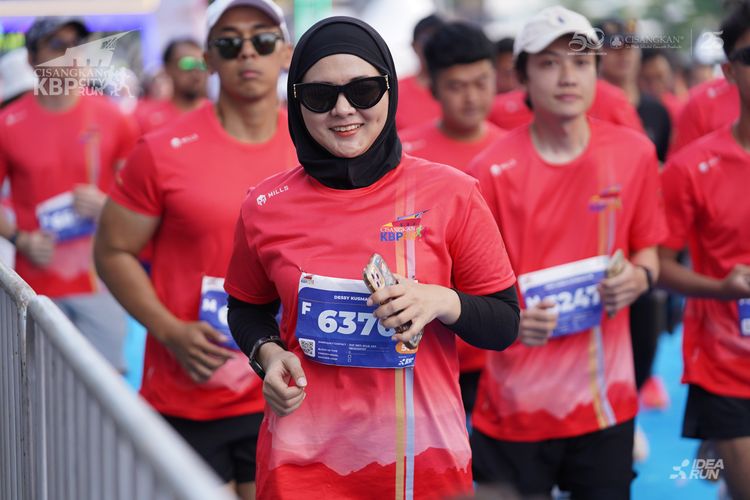 Race photo from CISANGKAN KBP CITY RUN 2025