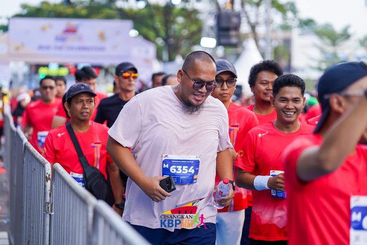 Race photo from CISANGKAN KBP CITY RUN 2025