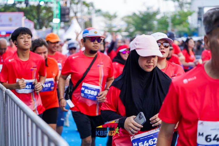 Race photo from CISANGKAN KBP CITY RUN 2025