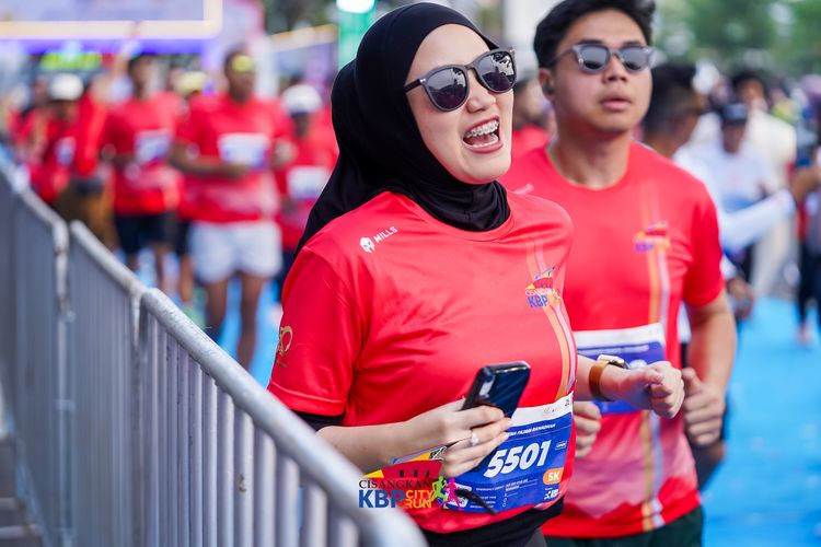 Race photo from CISANGKAN KBP CITY RUN 2025