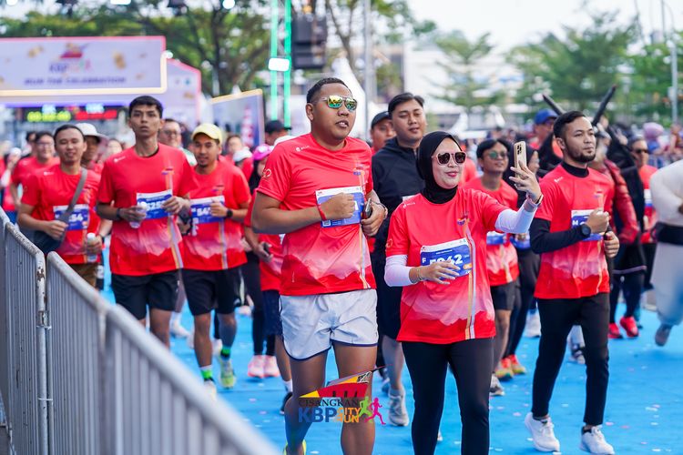Race photo from CISANGKAN KBP CITY RUN 2025