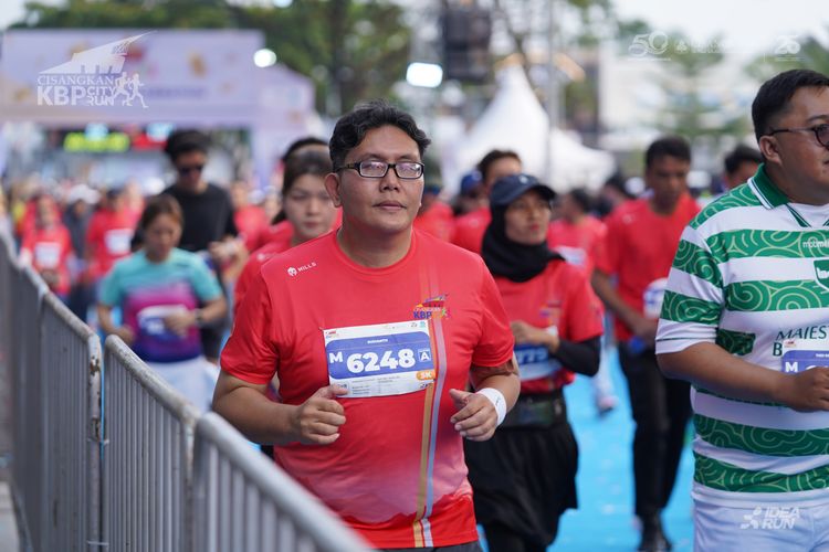Race photo from CISANGKAN KBP CITY RUN 2025