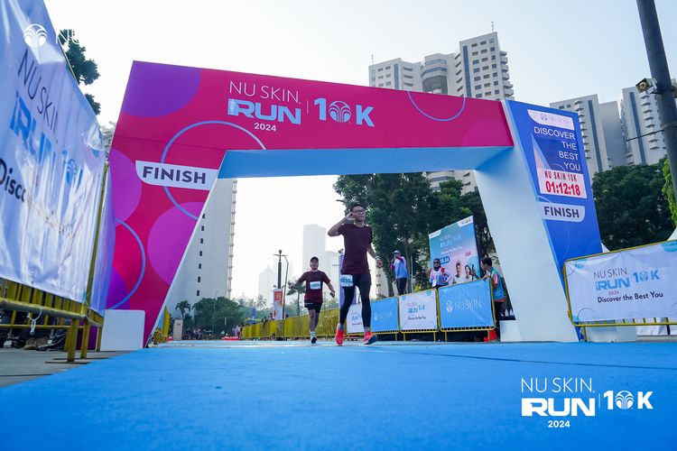 Race photo from Nu Skin Run 10K