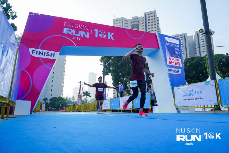 Race photo from Nu Skin Run 10K