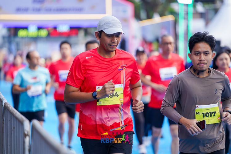 Race photo from CISANGKAN KBP CITY RUN 2025