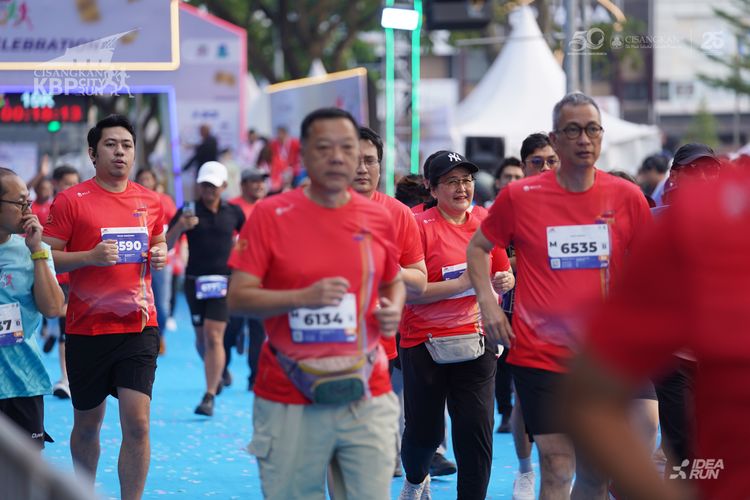 Race photo from CISANGKAN KBP CITY RUN 2025